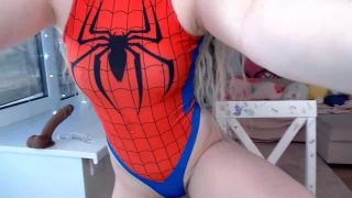 MiaMelon – Spider Masturbation 720p Cosplay!
