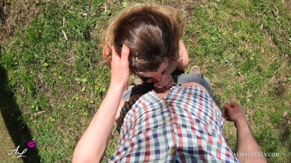 Alisa Lovely - Walking by the lake and fucking like a dog