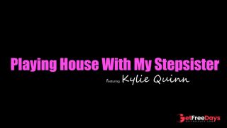 Cock Thirsty Kylie Quinn Convinces Stepbro Role Playing will get His Dick Wet