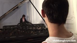 Playing the piano while getting fucked Gay!