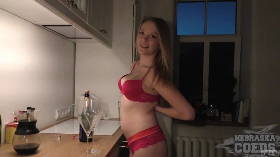 Fresh 18yo Blonde Tasha Doing Her First Ever Video Teen