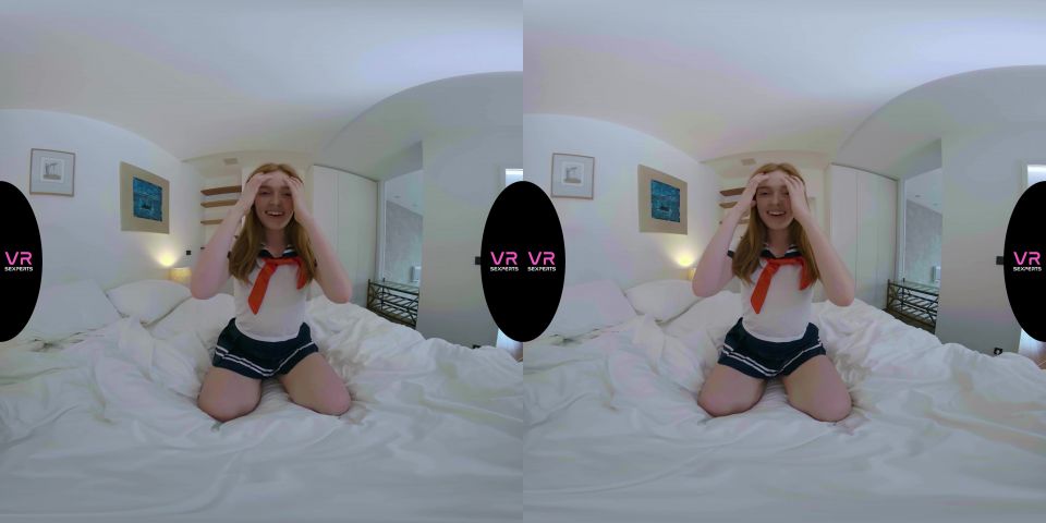 VRSexperts Sex Like Real - Jia Lissa Please Masturbate On Me - Redhead Schoolgirl Fingering Ultra HD 4K 3072p - School girl