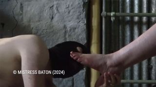  Femdom Femdom  Mistress Baton - Latex Shining And Foot Worship