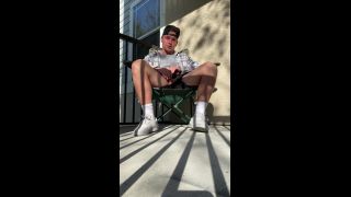 M@nyV1ds - joshualewisxxx - Masturbating In Public On My Balcony