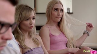 Emma Starletto & Mackenzie Moss in My Friends And I Flash Our Tits To My Brother on teen 