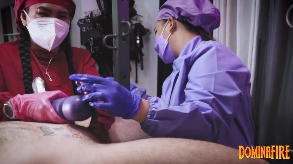 xxx video clip 47 Domina Fire - Sadistic Nurses Milking Their Patient With Urethra Sounding - FullHD 1080p on femdom porn asian women sexual stereotypes