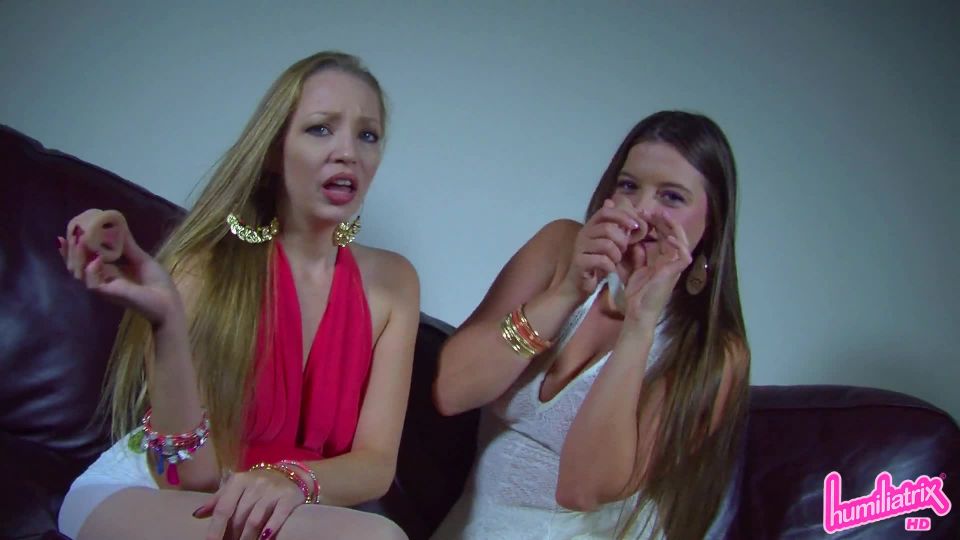 xxx video clip 26 Humiliatrix presents Tiffani and Becky in Treat You Like Their Dirty Little Play Piglet on fetish porn ebony femdom handjob