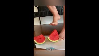 porn video 27 ashleyfancyfetish  903338594 toesday watermelon crush on feet porn having a foot fetish
