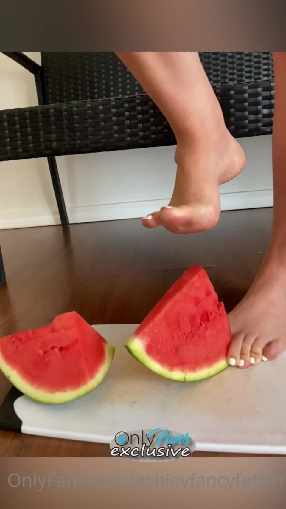 porn video 27 ashleyfancyfetish  903338594 toesday watermelon crush on feet porn having a foot fetish