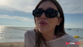 Pov Stranger on a Public Beach Invited to Her Hotel  Riding My Cock Hard