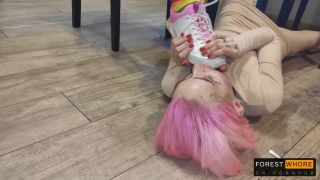 Forest Whore – 37 — Human ashtray, spitting on face and mouth and anal as a vase [2020-06]!!!