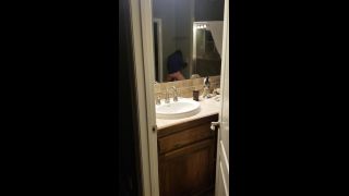 caught girlfriend masturbating in the bathroom
