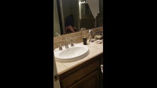 caught girlfriend masturbating in the bathroom