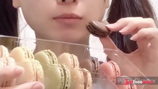 [GetFreeDays.com] Japanese girl Eat Macaroon ASMR Adult Video June 2023