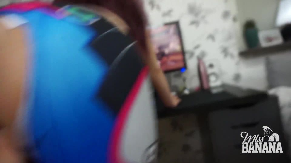 PornHub presents MissBanana in 12 D.Va having a quickie while gaming 1080p