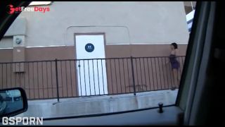 Big cock for best blowjob in the glory hole for a sexy big tits brunette milf