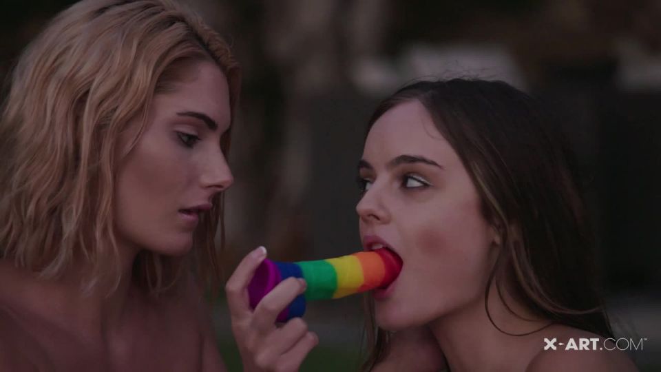 online adult video 47 Rainbow Dildo Lesbian Orgasms on fetish porn 