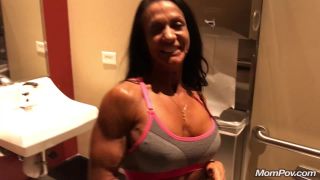 beautiful blowjob compilation MomPov: Ericca - Public bathroom BTS , ericca on milf