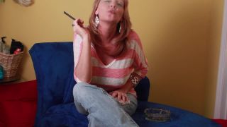 video 42 Milf Smoking and Masturbation - glass dildos - feet porn girl fart fetish