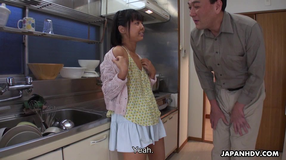 The girl with tan lines Tomoyo Isumi gives amazing blowjob