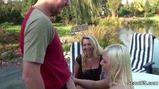 6256 German Mom And Daughter Seduce Stranger To Fuck Outdoor