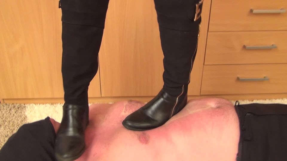 Trampling and dancing in boots!