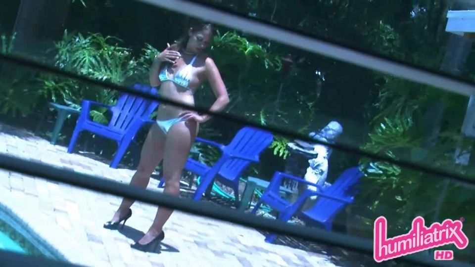 clip 38 Bikini Bitch Sari Catches You Jerking Off on fetish porn fur femdom