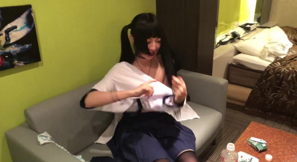 Japanese high schoolgirl cosplay Asian