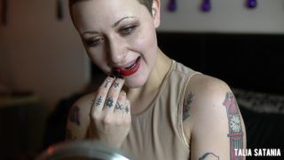xxx video 26 Talia Satania – Red Lipstick and Dildo Deep Throating - fetish - femdom porn hardcore amateur porn
