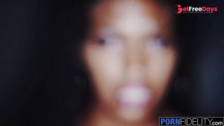 [GetFreeDays.com] PORNFIDELITY Big Tit Black Babe Tina Fire Takes White Cock Porn Video June 2023