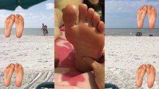 ENSEXY1: Foot Worship - Relax By Beach Foot Fetish For All - (Feet porn)