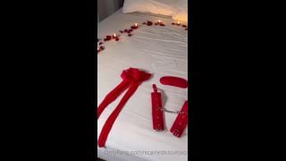 Scarlett Kisses - Valentines Day Blindfold Sextape - Blonde