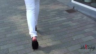 Julie Skyhigh, Pantyhose, Stockings, Leggings - Julie take some condoms pharmacy MPEG4 [foot fetish] - [Feet porn]