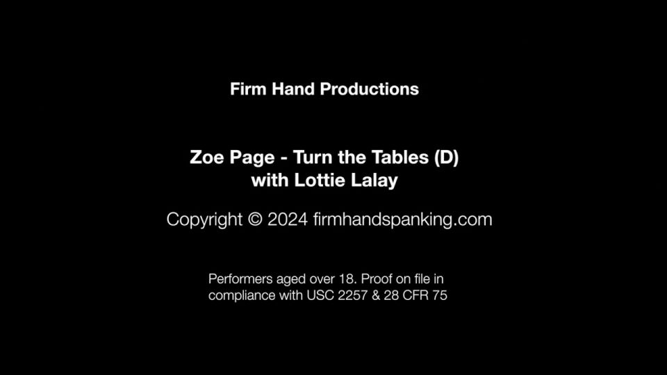 online xxx clip 18 FirmHandSpanking – Zoe Page – Turn the Tables – D on femdom porn femdom upskirt