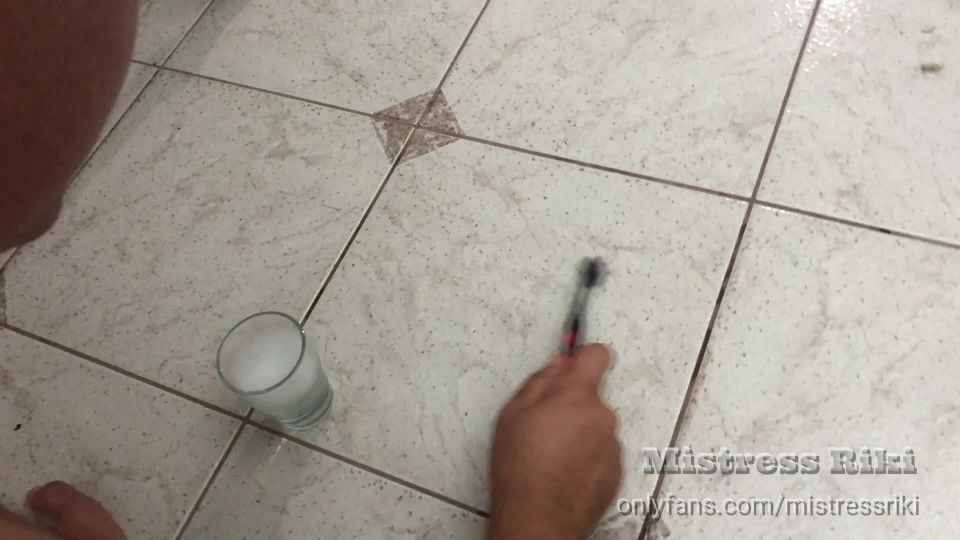 online porn clip 15 Mistress Riki – It Shouldn’t Be That Hard To Clean My Floor With Toothbrush on fetish porn mia khalifa femdom