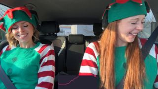 7164 Nadia Foxx & Serenity Cox as Horny Elves Cumming in Driv...