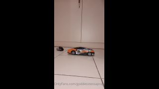 adult video 44 Goddess Tessa – Crush Two Toycars In Sandals | femdom pov | fetish porn skype femdom