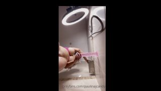 Paulina Candy (paulinajcandy) Dildo Shower Fuck Onlyfans (Amateur porn)