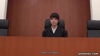Shiori Uehara and Sena Sakura are fucked in a court room!!!