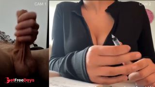 Joi - Sexy classmate made me masturbate under the desk.