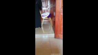 Hijab Maid Fucked While Home Alone