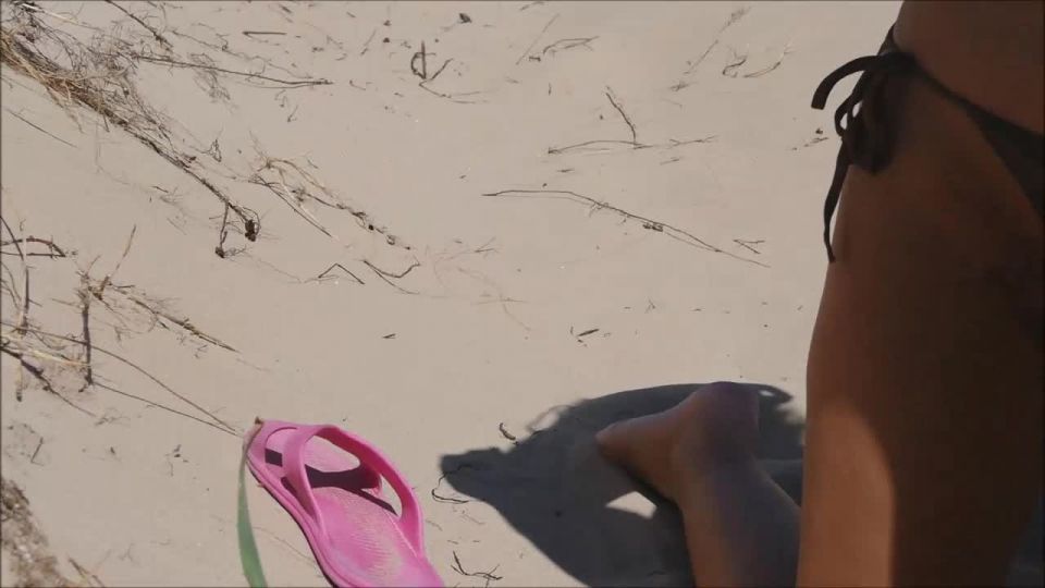Natalie K – beach dogging stranger cums over my tits | public nudity | cumshot webcam amateur teen girls