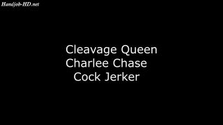 Online Tube Cleavage Queen Charlee Chase Cock Jerker - handjob and footjob