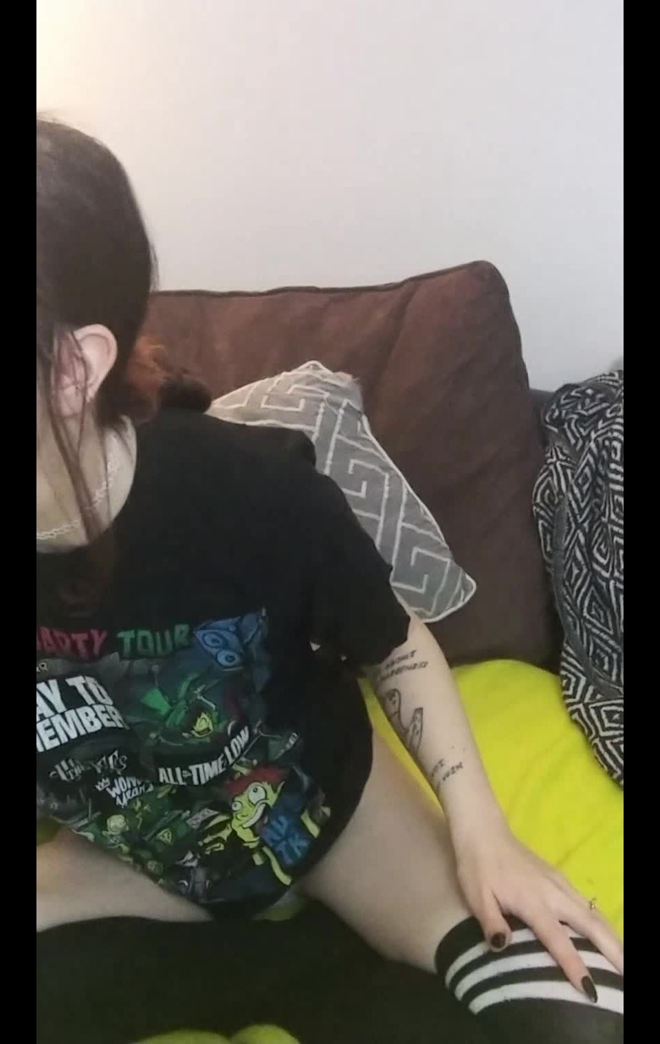 free porn video 21 Casual hangout turned joi | petite | tattoo pony play fetish