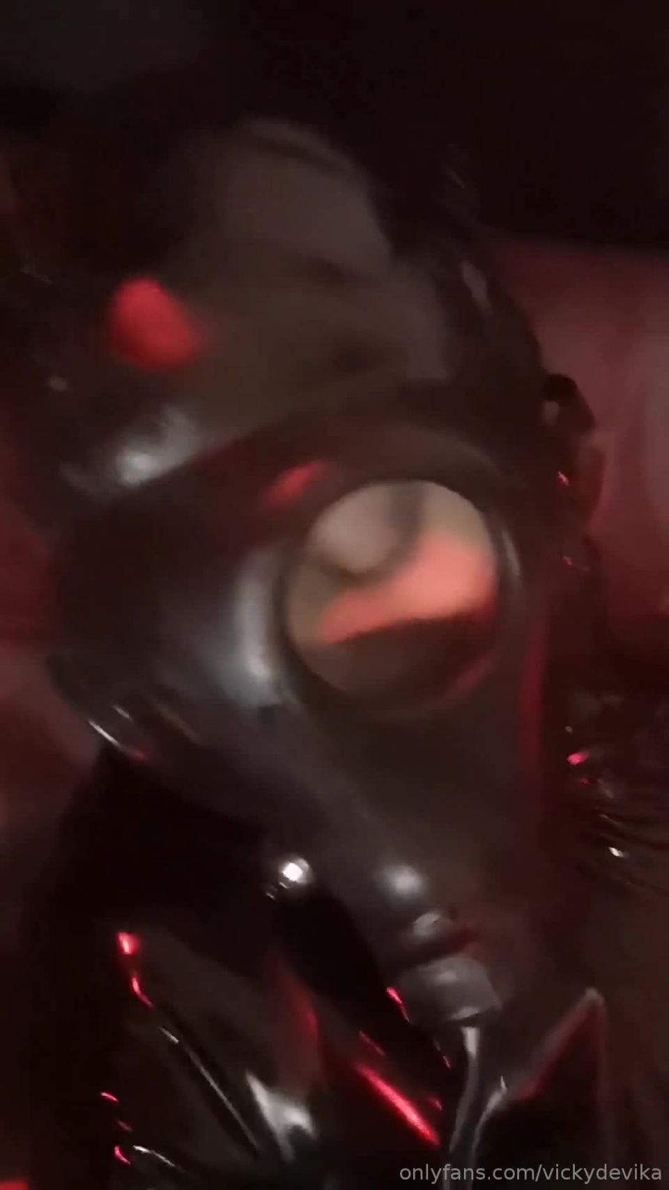 vicky d pbIsraeli gas mask, the dual rebreather bags and a vibrator part 2