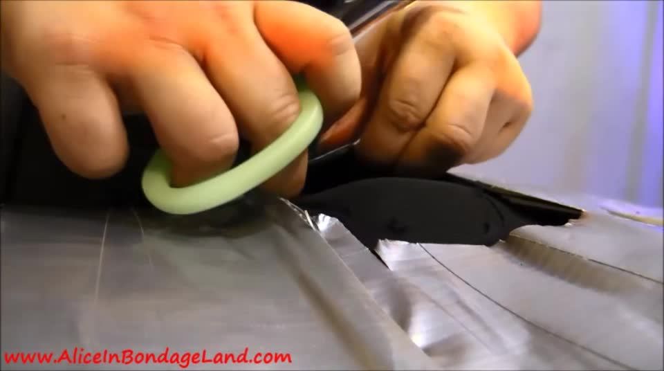 Aliceinbondageland com H265Layered Pantyhose Part 3 Bondage Handjob