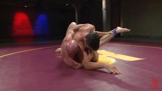 Naked Kombat: Mitch Vaughn vs BJ Adia (Beau Reed) Muscle!