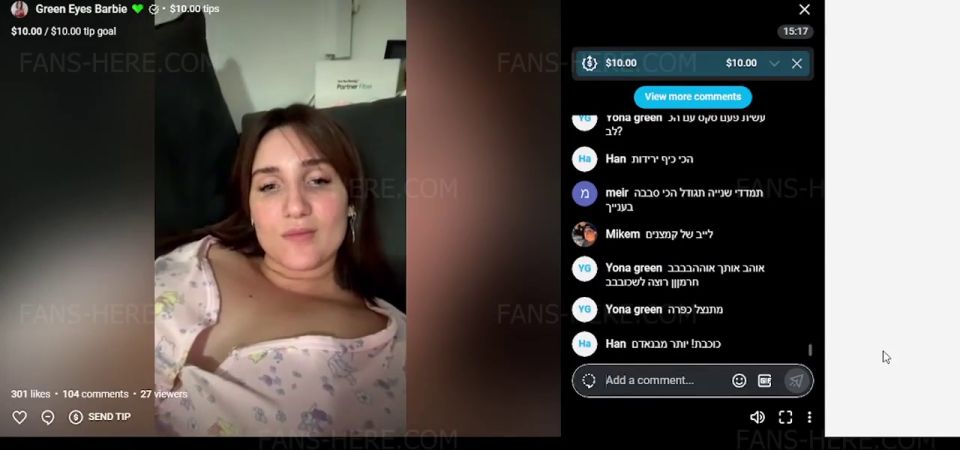 Green Eyes Barbie (greeneyebarbie) - Primer Show en vivo (Porno de Amateur)