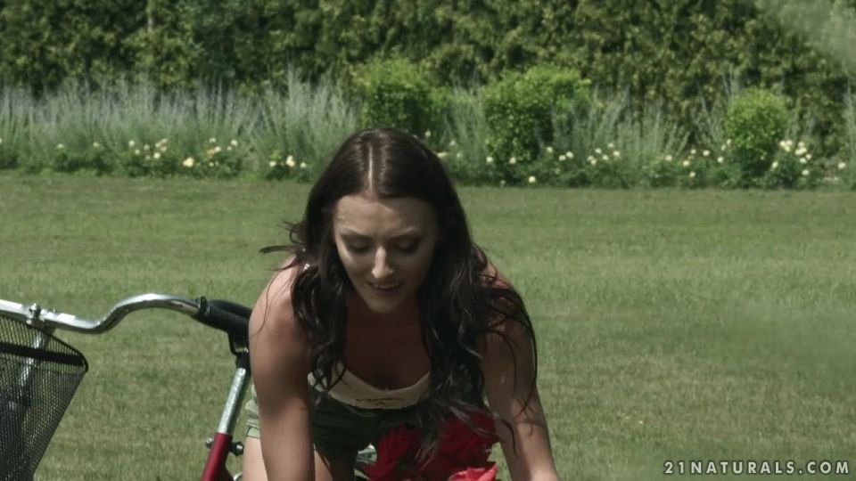 adult xxx clip 27 bubblegum fetish Girl On A Bicycle, brunette on femdom porn