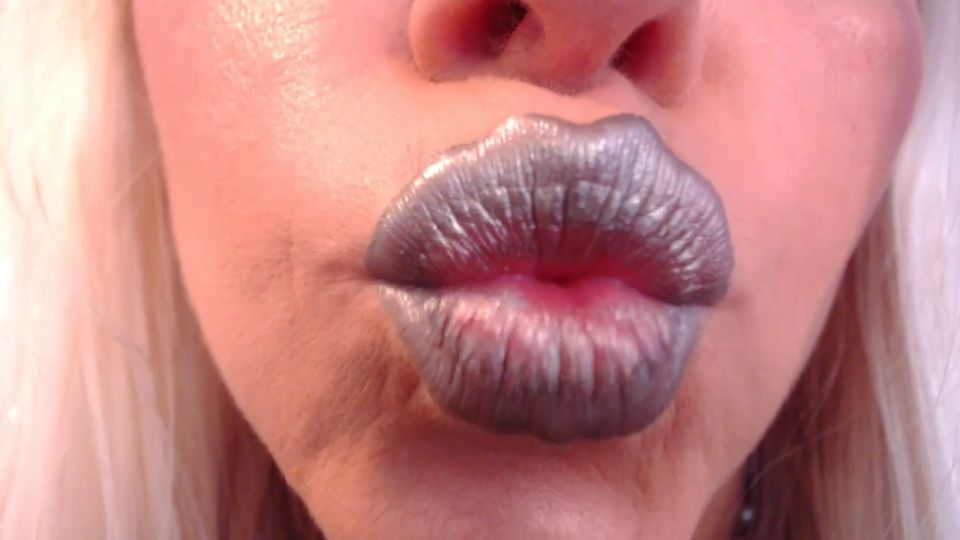 Silver Metallic Lip Gloss Petite Mercy (Femdom porn)